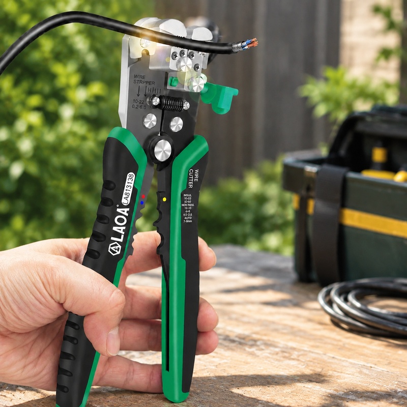 Automatic Wire Stripper Cutter - Automatic Cable Cutter and Stripper for