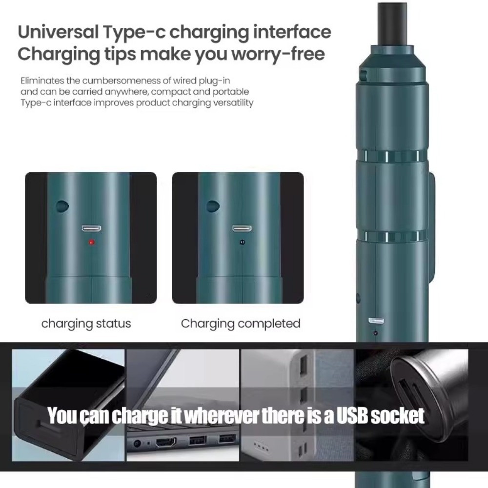 Multi-functional Cordless Elec - огляд і ціна Electric Screwdriver Rechargeable Usb