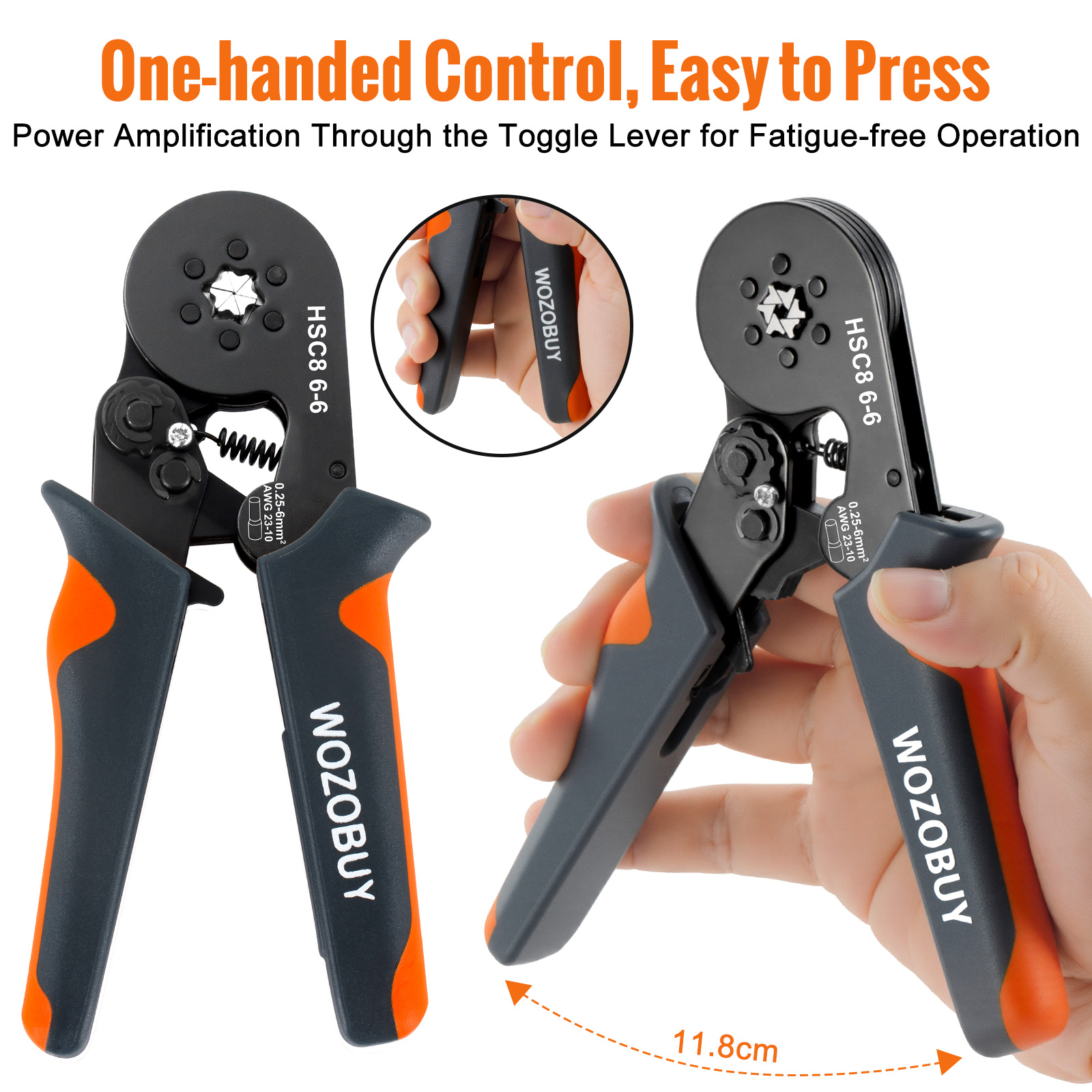 Ferrule Crimping Tool HSC8 6-4 - огляд і ціна Automatic Wire Stripper Cutter