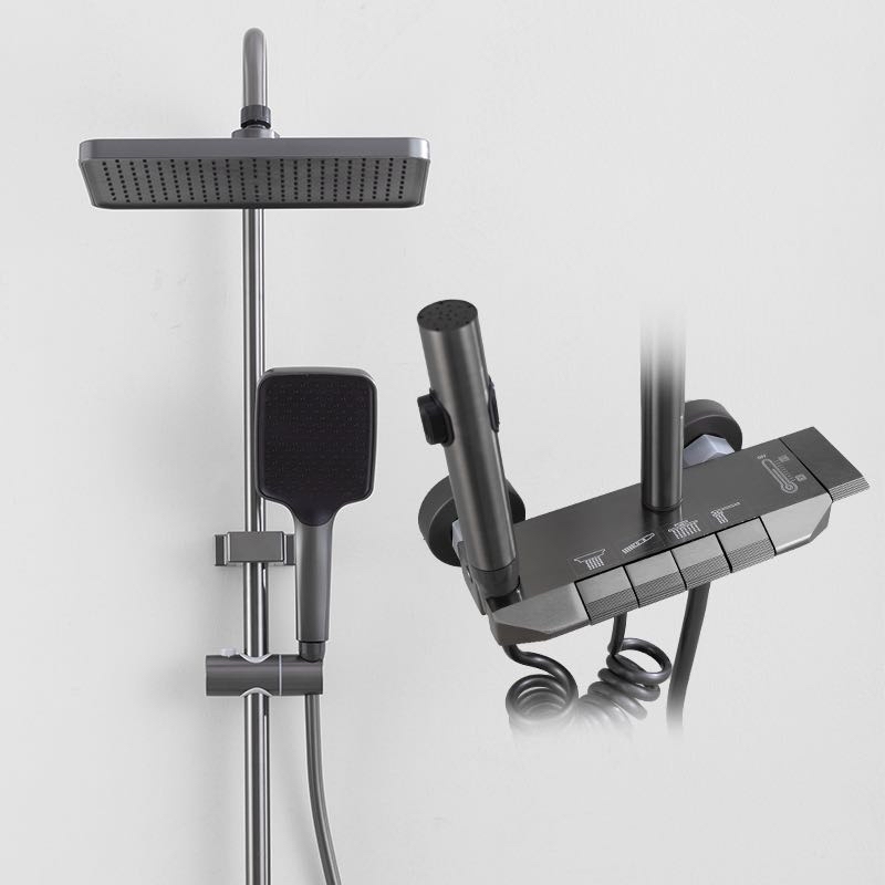 Grey Chrome Bathroom Shower Fa - огляд і ціна Plumbing