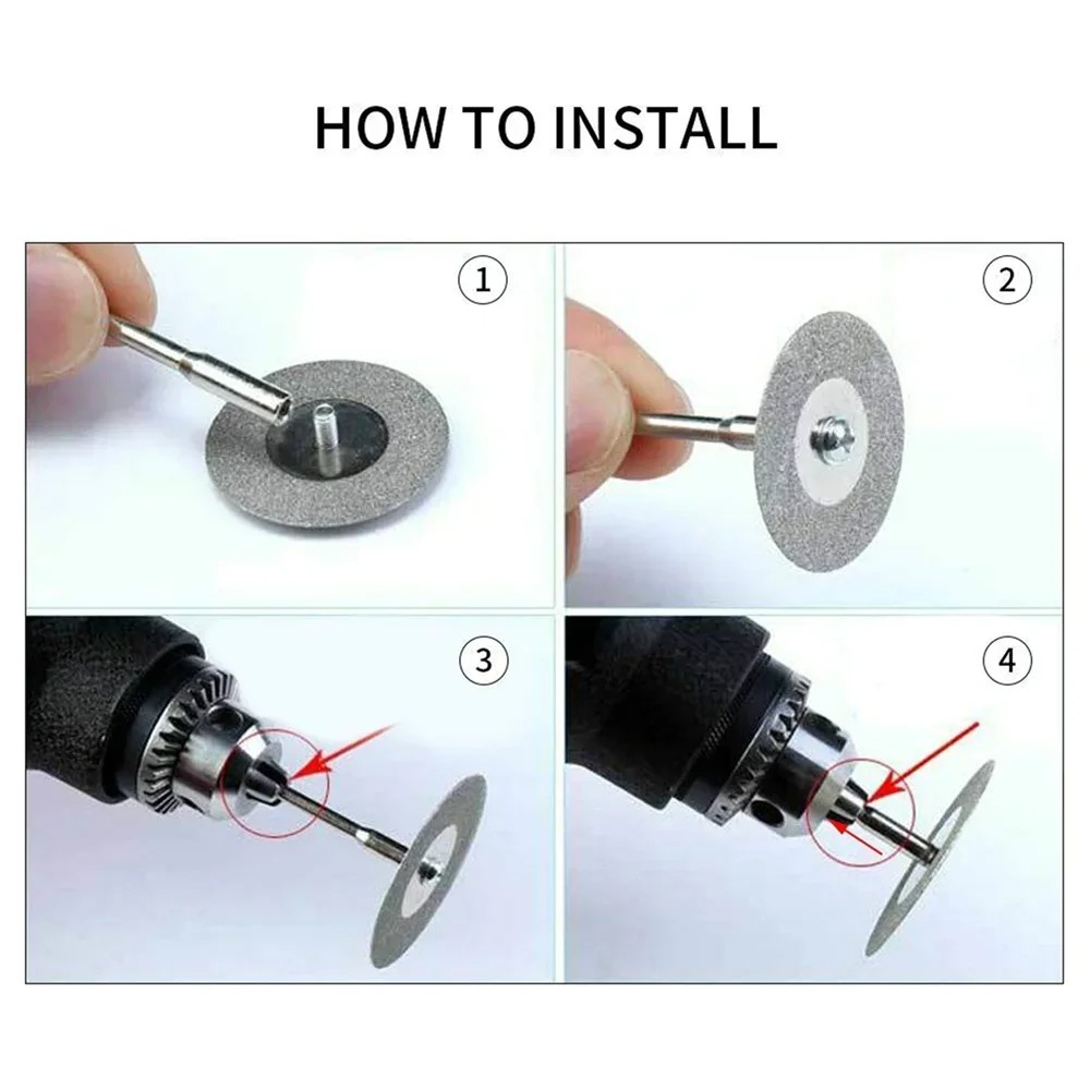 20mm Mini Diamond Cutting Disc - огляд і ціна Cordless Rotary Tool Kit Accessories