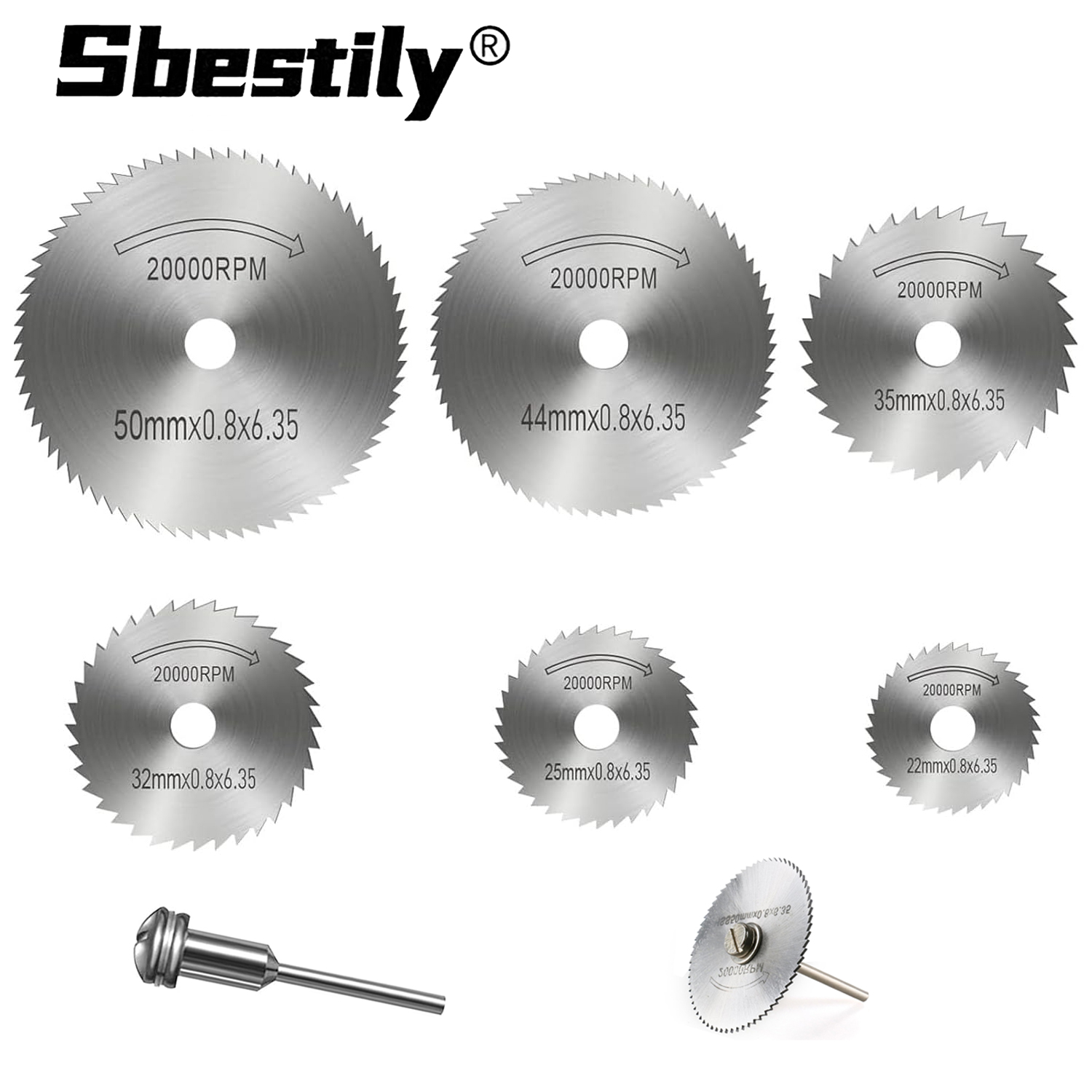 7Pcs/Set HSS Circular Saw Blad - огляд і ціна Cordless Rotary Tool Kit Accessories