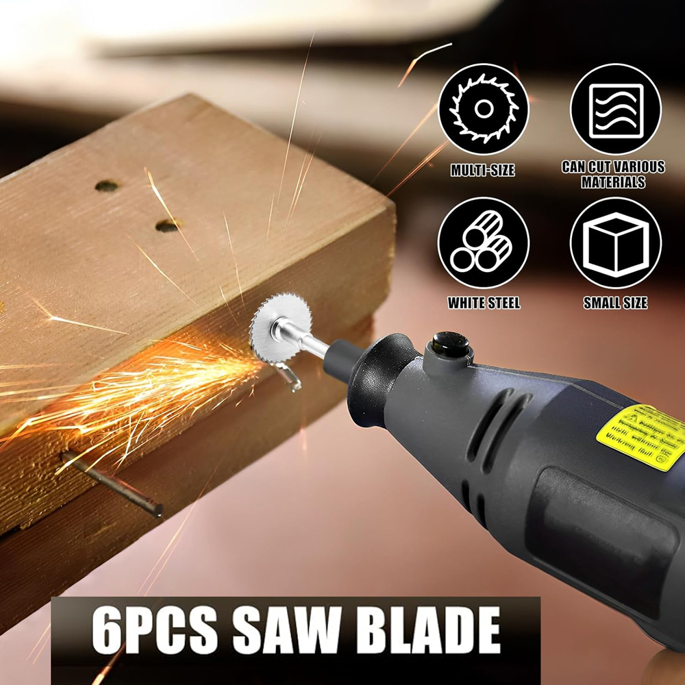 7Pcs/Set HSS Circular Saw Blad - огляд і ціна Cordless Rotary Tool Kit Accessories